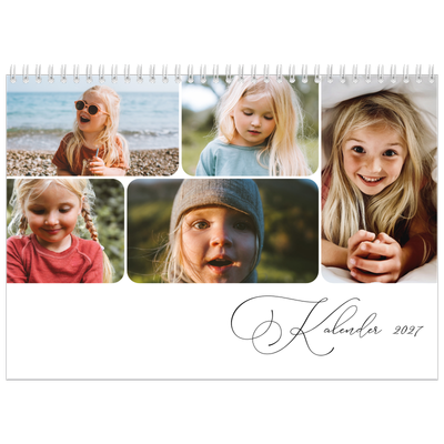 Fotokalender A3 Klassisk (30 x 40 cm) — Ögonblicksbilder och skrift [omslag]
