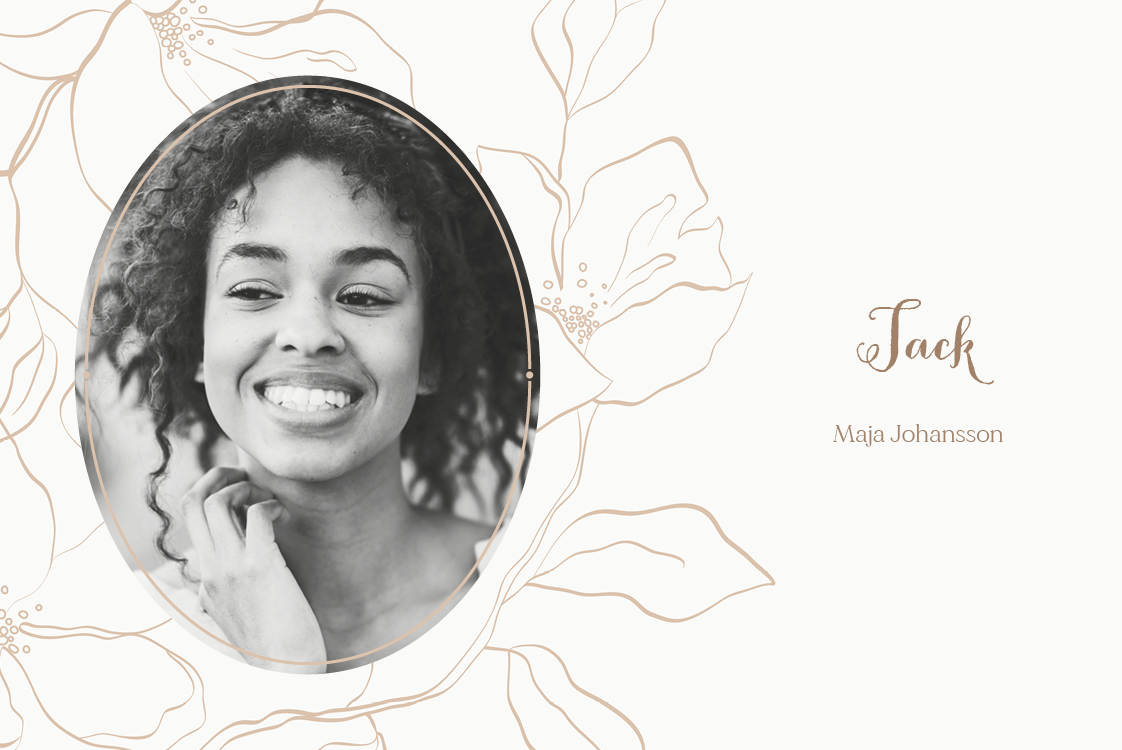 Tack — Blomsterlinjer