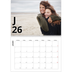 Fotokalender A3 Klassisk (30 x 40 cm) — Bokstäver och tal [Januari]