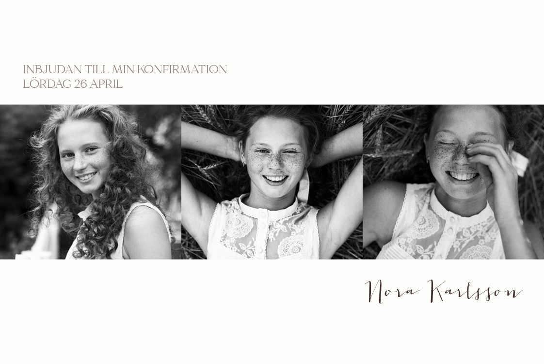 Inbjudningar — Tidlös stil