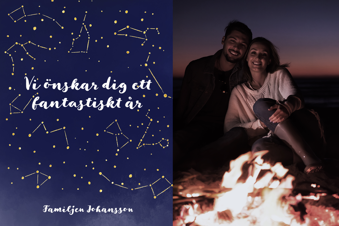 Fotokort — Stjärnklar natt