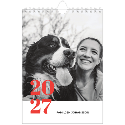Fotokalender A5 Enkel — Storslaget år [omslag]