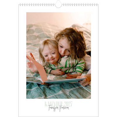 A3 Årskalender — Flera typsnitt [omslag]