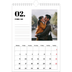 Fotokalender A4 Enkel (20 x 30 cm) — Serif och ögonblick [Februari]