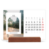 Skrivbordskalender med träställ - Liggande  — Det öppna valvet [omslag]