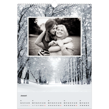 Fotokalender A3 Enkel — Fyra säsonger
