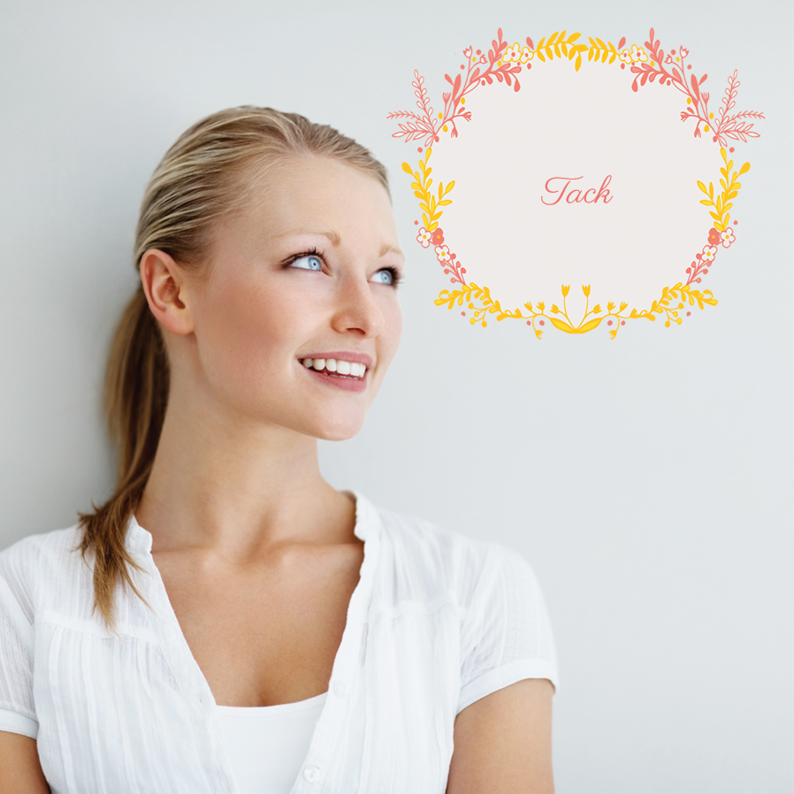 Tack — Festival blommor