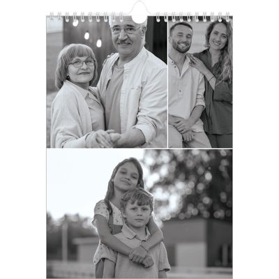 Fotokalender A4 Enkel (20 x 30 cm) — Bilder i fokus [omslag]