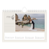 Fotokalender A5 Enkel — Initialer i blom [Februari]