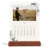 Skrivbordskalender med träställ - Stående — Bläck & murgröna [omslag]
