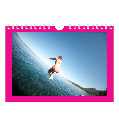 Fotokalender A5 Enkel — Skarpa färger [omslag]