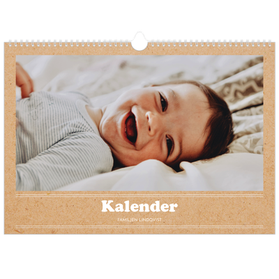 Fotokalender A3 Enkel — Magasinstil [omslag]