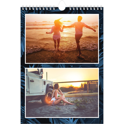 Fotokalender A4 Enkel (20 x 30 cm) — Botanisk stil [omslag]