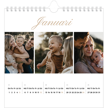 Fotokalender Kvadratisk — Fotolister