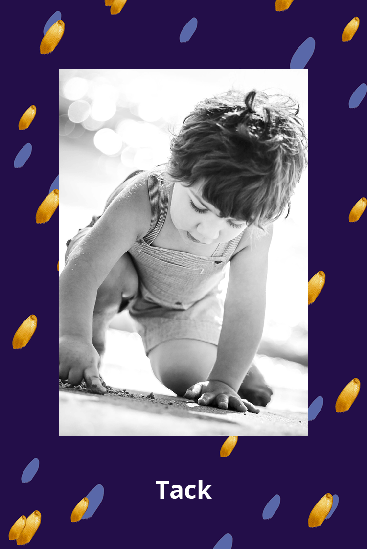 Tack — Fingerfärg