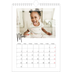 Fotokalender A4 Enkel (20 x 30 cm) — Transparent ram [Mars]