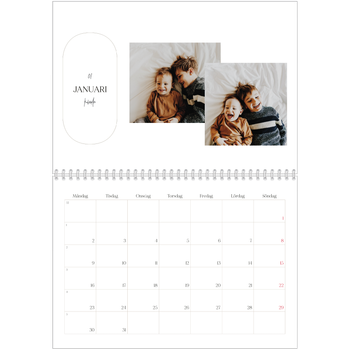Fotokalender A3 Klassisk — Planeraren