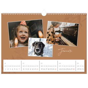 Fotokalender A3 Enkel — Jordnära