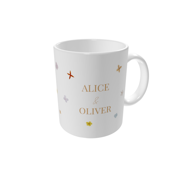 Fotomugg — Blomkonfetti