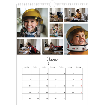 Fotokalender A3 Enkel — Bild collage