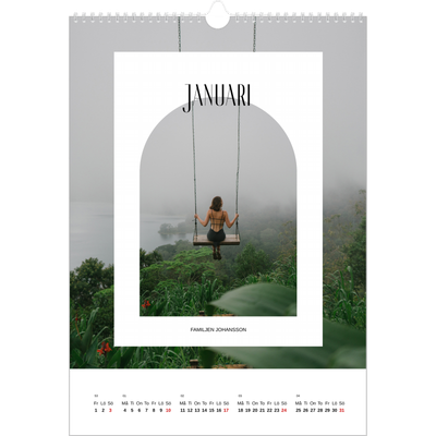 A3 Årskalender — Det öppna valvet [Januari]