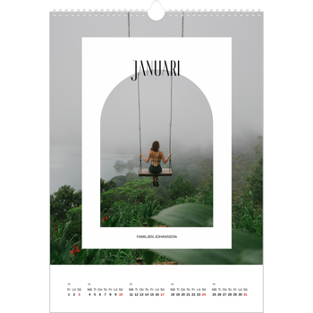 Fotokalender A3 Enkel — Det öppna valvet