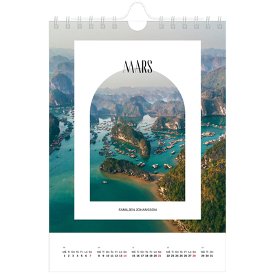 Fotokalender A5 Enkel — Det öppna valvet [Mars]
