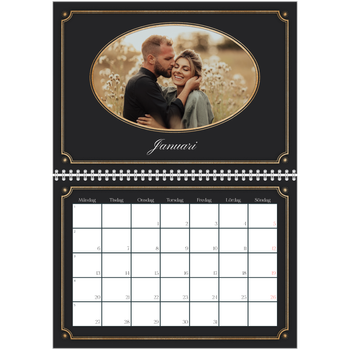 Fotokalender A3 Klassisk — Klassisk vintage