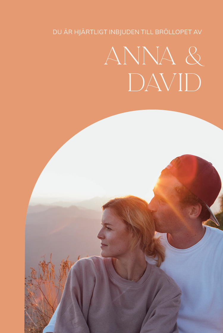 Inbjudningar — Färsk persik