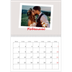 Fotokalender A3 Klassisk (30 x 40 cm) — Signerad i karmosin [Februari]