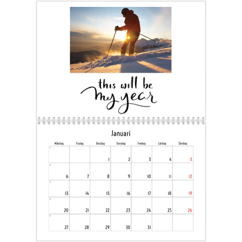 Fotokalender A3 Klassisk — Citat