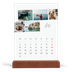 Skrivbordskalender med träställ - Stående — Stadssemester (vit) [omslag]