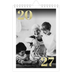 Fotokalender A5 Enkel — Stora nummer i glitter [omslag]