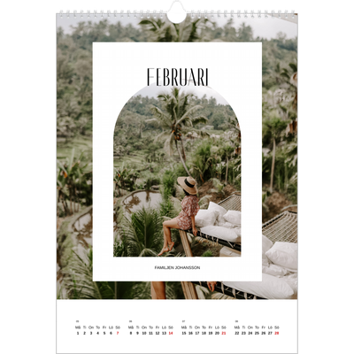A3 Årskalender — Det öppna valvet [Februari]