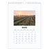 Fotokalender A4 Enkel (20 x 30 cm) — Enkel bild [Mars]