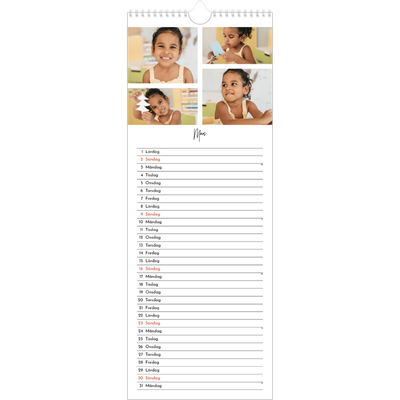 Fotokalender Smal  — Bild collage [Mars]