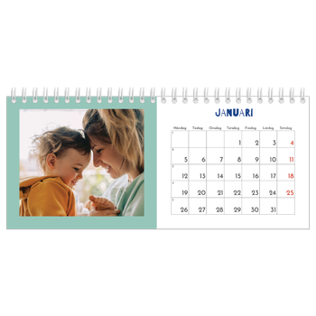 Skrivbordskalendrar — Färgglad kalender