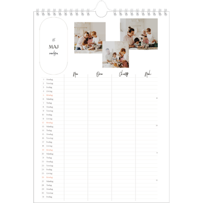 A4 Familjeplanerare — Planeraren - Familj på 4 [omslag]