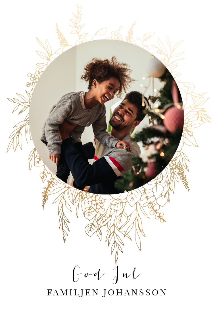 Fotokort — Guldblomma