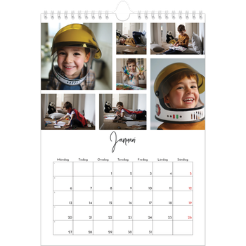 Fotokalender A4 Enkel — Bild collage