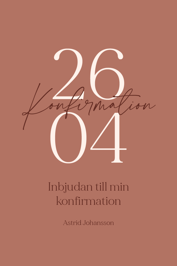 Inbjudningar — Modern och jordnära