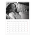 Fotokalender A4 Enkel (20 x 30 cm) — Elegant skrift [Mars]