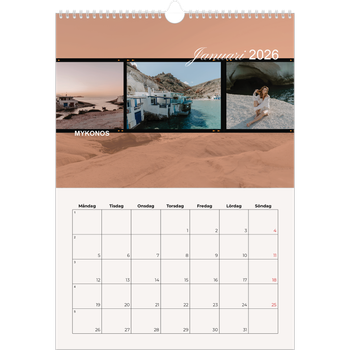 Fotokalender A3 Enkel — Äventyrslängtan