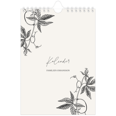 Fotokalender A5 Enkel — Bläck & murgröna [omslag]