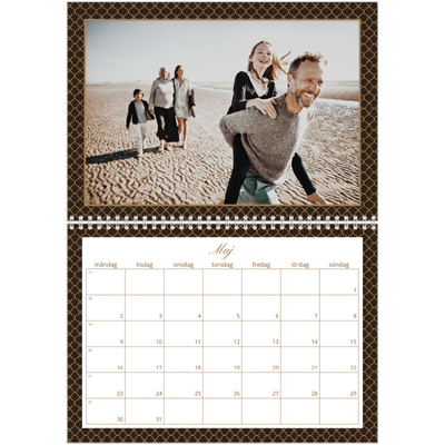 Fotokalender A3 Klassisk (30 x 40 cm) — Geometriskt mönster [omslag]