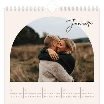 Fotokalender Kvadratisk — Minnen i valv