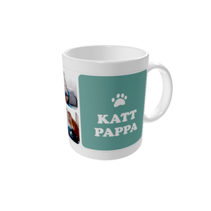 Fotomugg — Kattpappa - Färg