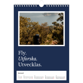 Fotokalender A4 Enkel — Redaktionell Jord