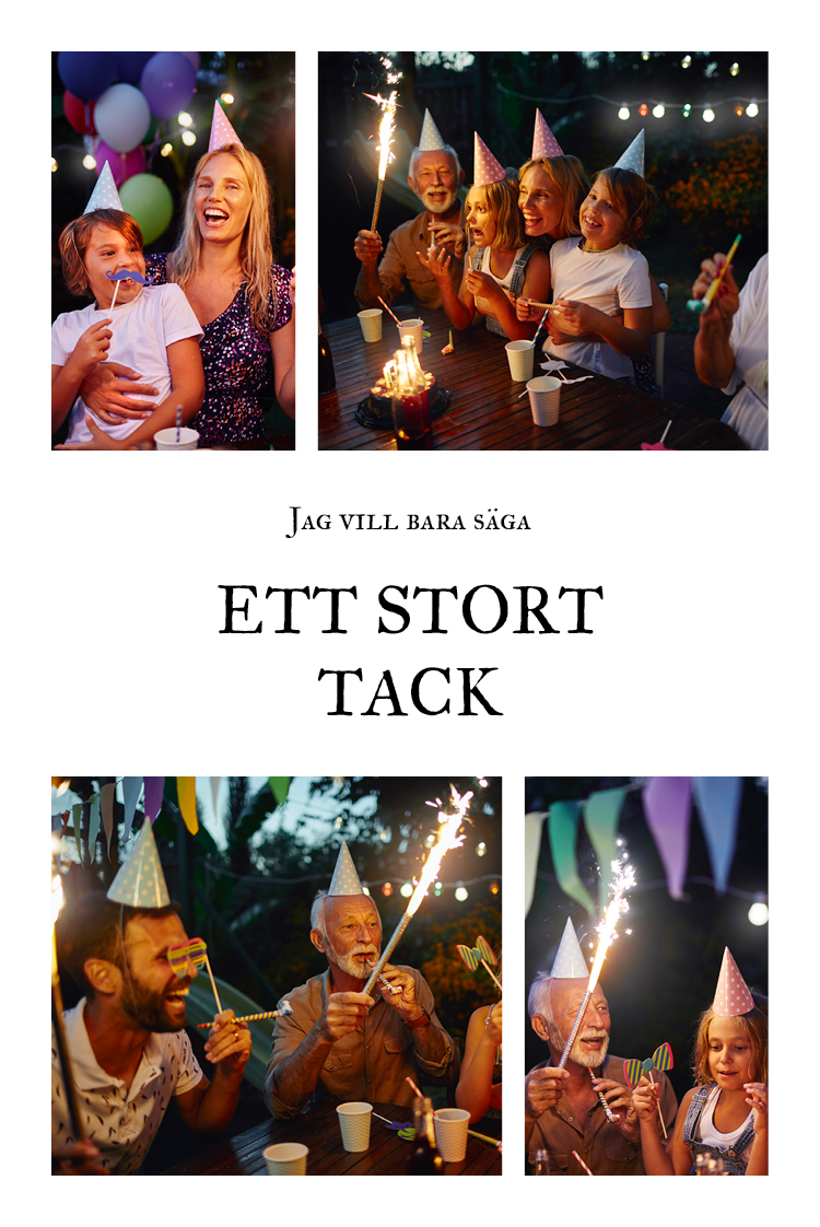 Tack — Tid för party!