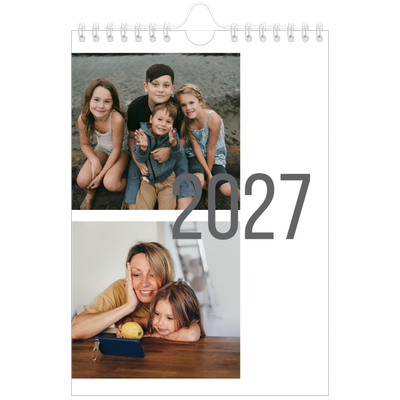 Fotokalender A5 Enkel — Antal månader [omslag]